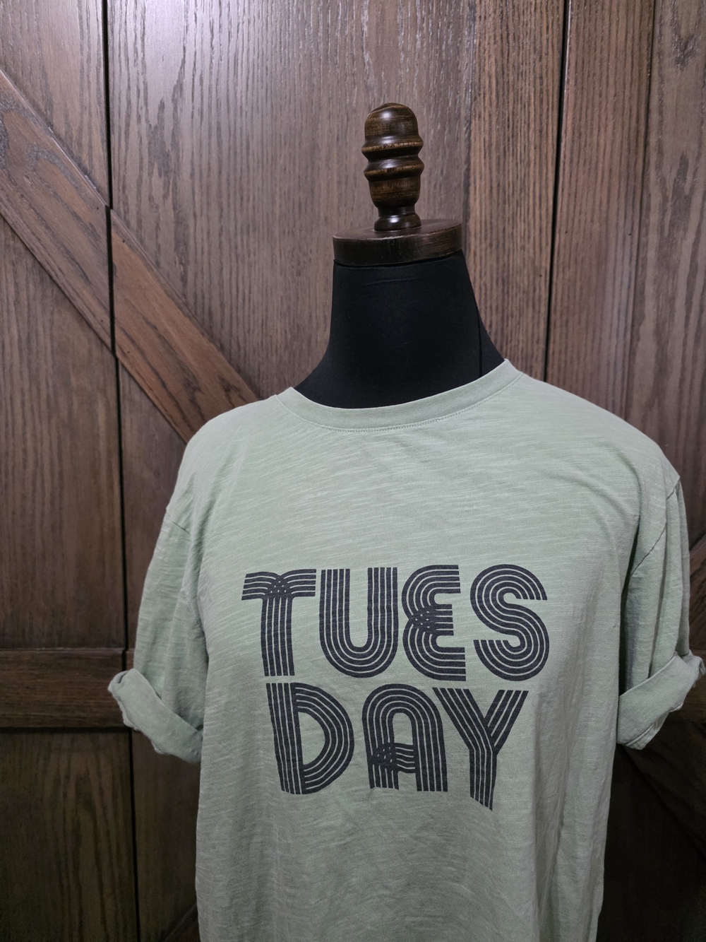 Boden Light Green 'TUESDAY' Short Sleeve Graphic Tee - Picture 2 of 3